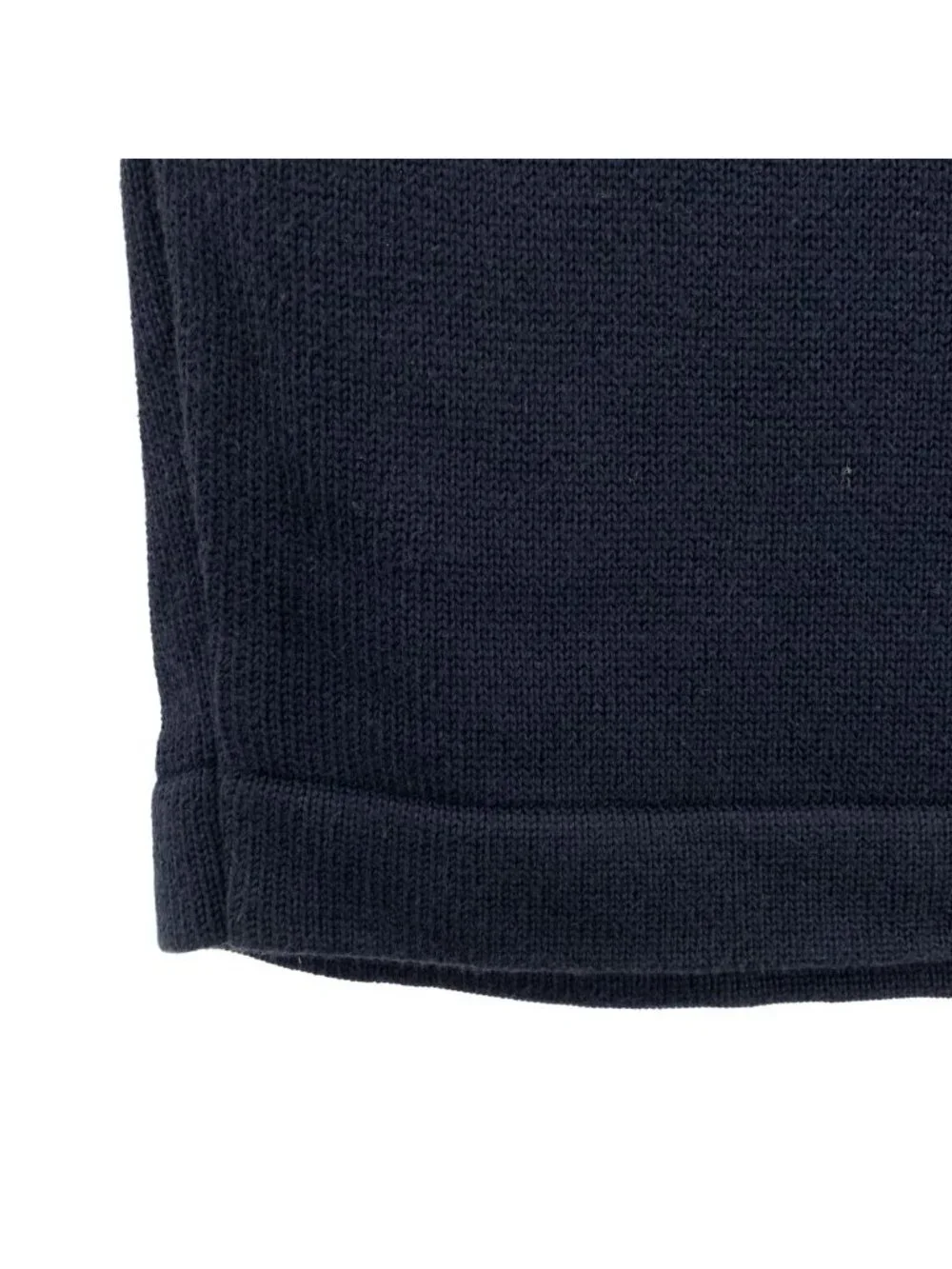 Chanel Cotton Knit Waistcoat Dark Navy